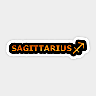 SAGITTARIUS (fire) Sticker